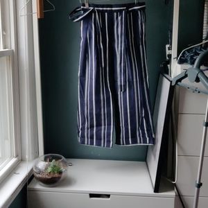 j crew wide poplin cropped pull on pants